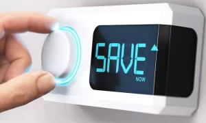 Turning down thermostat to save money